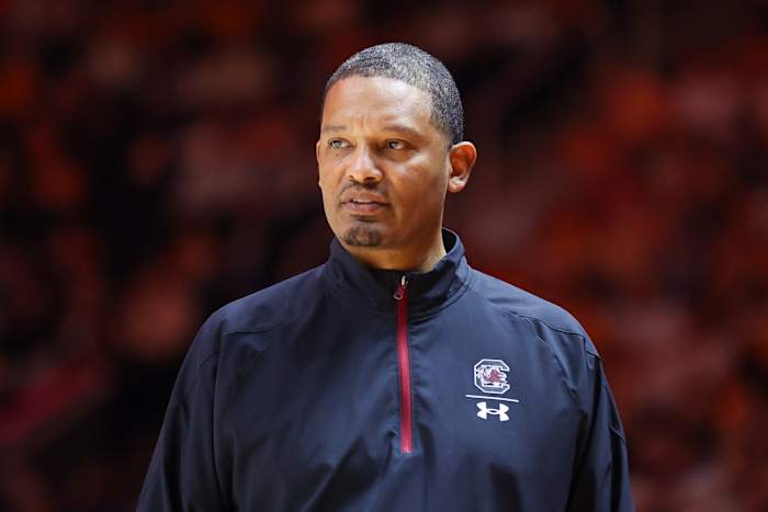 Lamont Paris watches on during the game